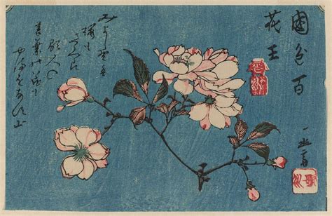 Cherry Blossoms By Utagawa Hiroshige I Japanese 17971858 Antique