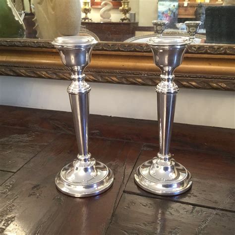 Antiques Atlas Pair Of Silver Candlesticks