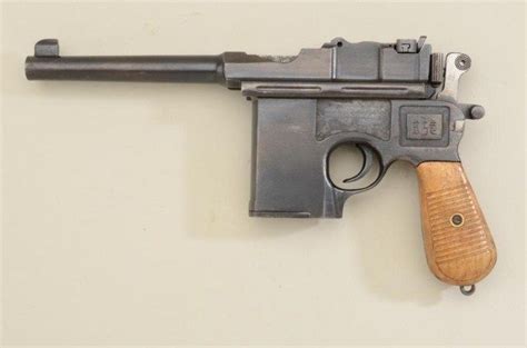 Chinese Copy Of A Model 96 Broom Handle Mauser Semi Auto Pistol 45