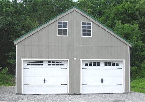 Double Wide Prefab Garage From Horizon Structures Can Be Delivered