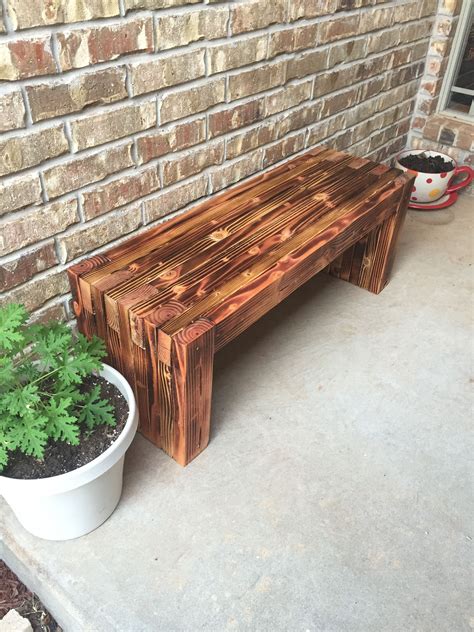 Front Porch Bench I Made For My Wife It Is Made From 2 X 4 S That I