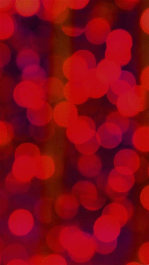 Red Bokeh Circle Abstract Pattern Iphone 8 Wallpapers Free Download