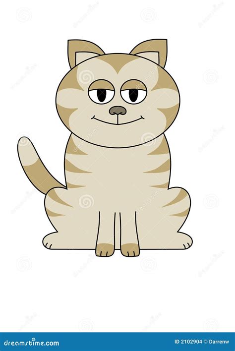Big Eyed Cat Stock Illustration Illustration Of Cartoons 2102904