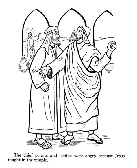 The really big book of bible story coloring pages). Jesus clean temple (Mark11:15-17)coloring성전 청소 색칠공부자료