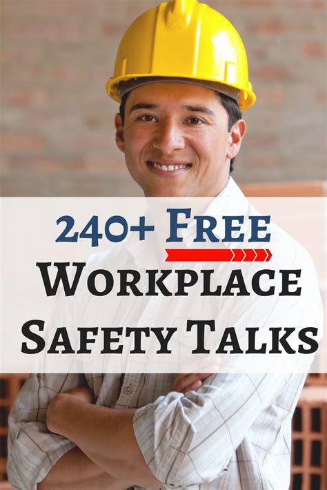 This Is A Link To Over 240 Completely Free Workplace Safety Talks