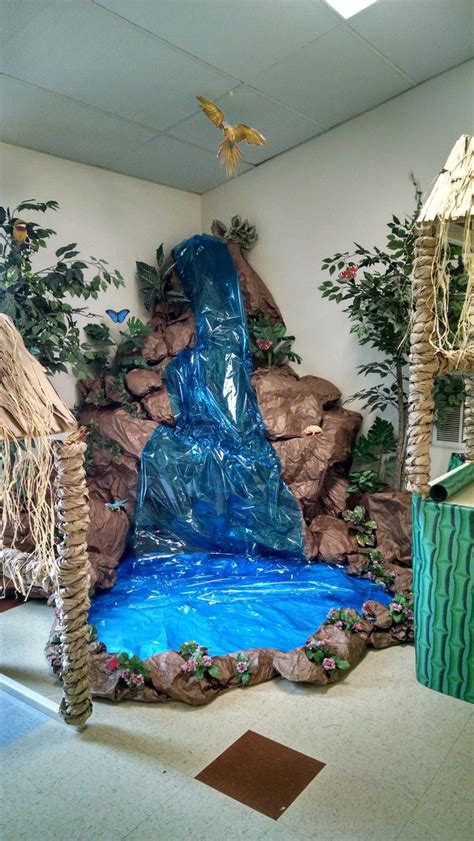 Rainforest Waterfall Vbs 2016 Vbs Themes Waterfall Decoration