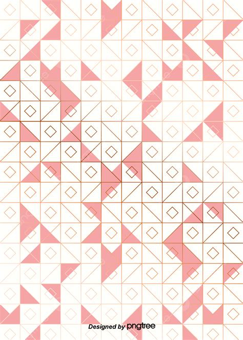 베이직한 럭셔리 기하학 패턴 핑크 골드 라인 배경 삼각형 기하 북유럽 배경 일러스트 및 사진 무료 다운로드 Pngtree