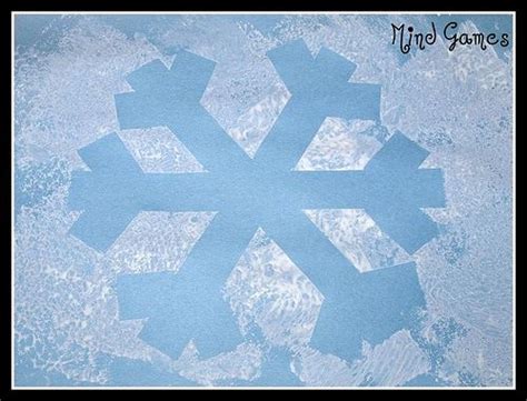 Snowflake Print Nature Crafts Christmas Classroom Crafts