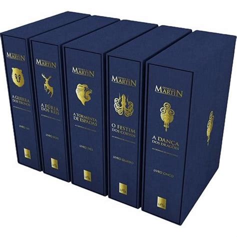 Box Game Of Thrones 5 Livros Edição De Luxo 5 Livros R 544 49 em