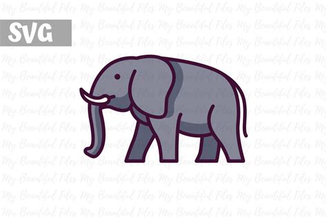 Elephant Graphic By Mybeautifulfiles Creative Fabrica