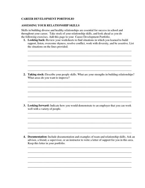 Free Social Skills Worksheets For Adults Worksheet24