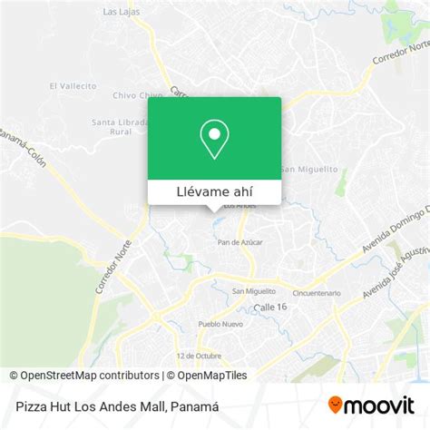¿cómo Llegar A Pizza Hut Los Andes Mall En Amelia Denis De Icaza En