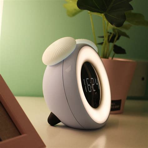 Brelong Smart Timing Sleep Bedside Intelligent Sensor Alarm Clock Led
