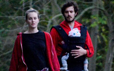 First Photos Leighton Meester And Adam Brody Go Hiking With Baby Arlo