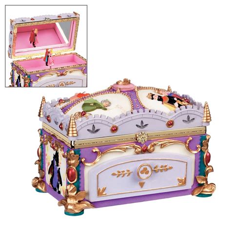 Songmics kid's musical jewelry box with ballerina, elegant princess and butterfly design, somewhere over the rainbow melody, pink ujmc011pk, 4.7 l x 4.3 w x 3.9 h. Disney Princess Music Box Reconstructions - Disney Princesses