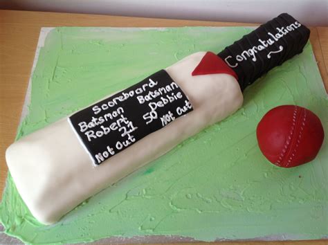 Cricket Bat Cake Bat Cake How To Make Cake Cake