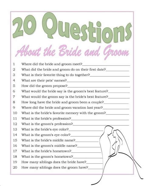 I have put together a list of questions that will help you with this. bridal shower games questions to ask the groom