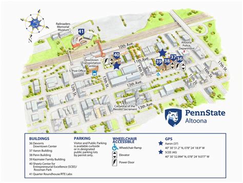 California University Of Pa Campus Map Free Printable Maps