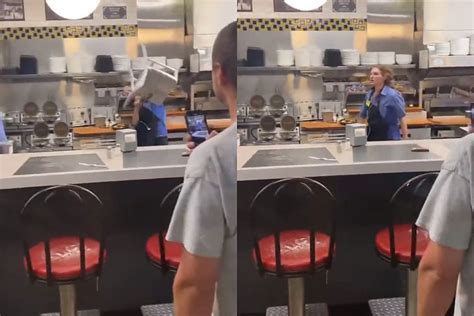 Viral Waffle House Video Shows Employee Deflecting Chair Watch