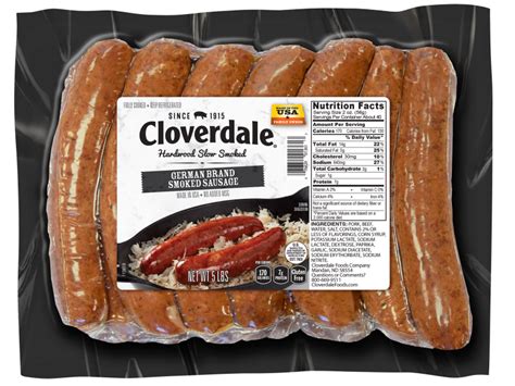 German Brand Sausage Cloverdale Foods