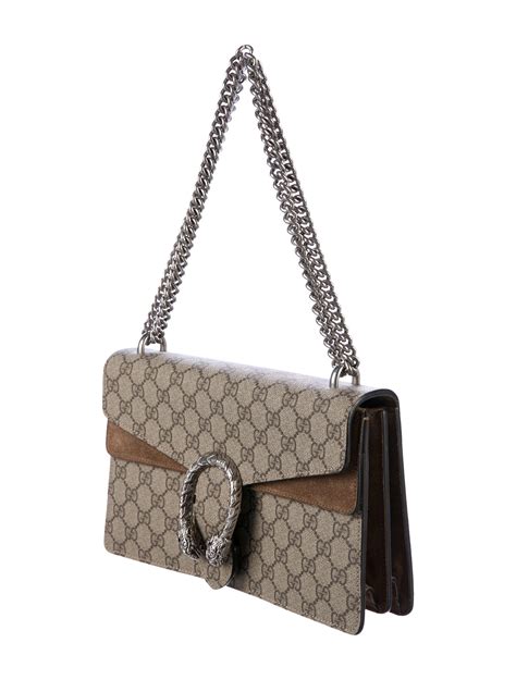 Gucci Small Gg Supreme Dionysus Shoulder Bag Handbags Guc182367