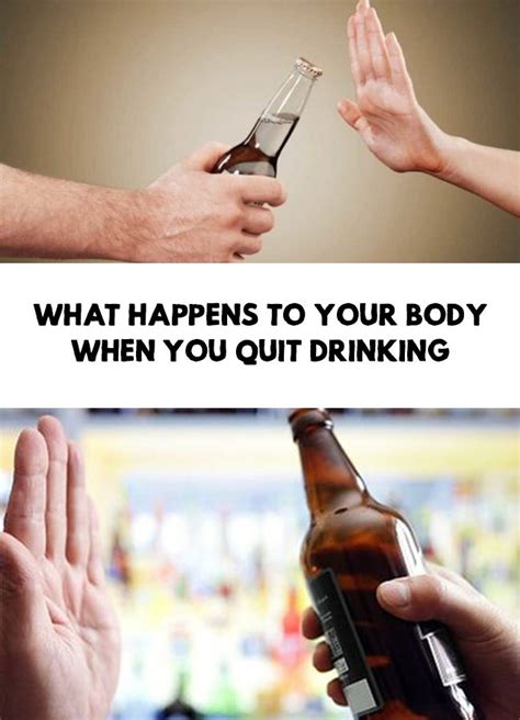 What Happens To Your Body When You Quit Drinking Quit Drinking Alcohol What Happened To You