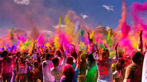 Holi Festival In Nepal Fagu Purnima