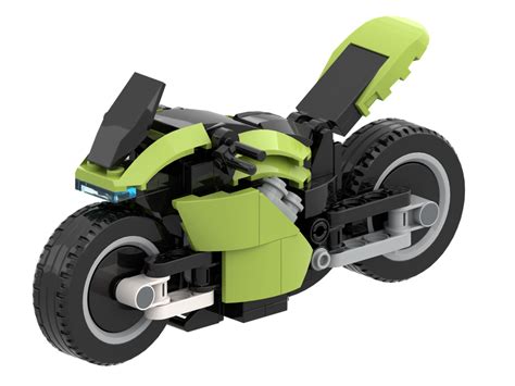 Lego Moc Sci Fi Street Bike By Hugohuang Rebrickable Build With Lego