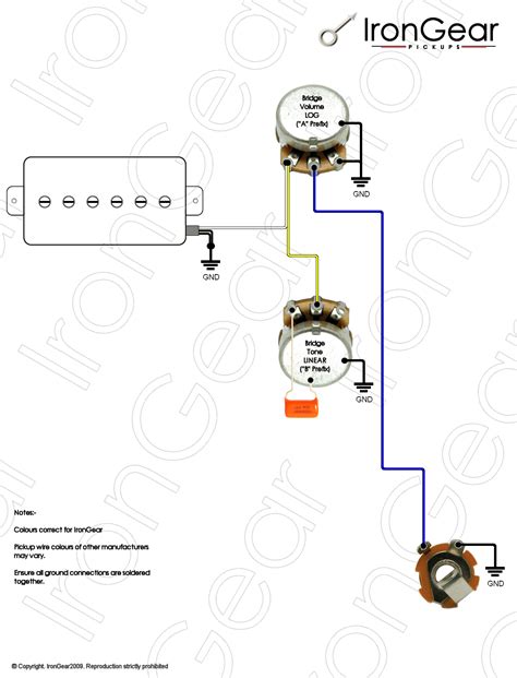 1 tone wiring diagram single alumitone bass bar: best set up for 1 single coil, 1 vol and 1 tone - Google Search | Guitar pickups, Guitar ...