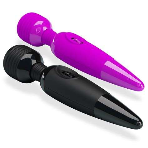 Leluv Wand Massager Cordless Massager Multispeed Smooth Silicone