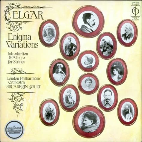 Edward Elgar Enigma Variations Introduction And Allegro For Strings Uk