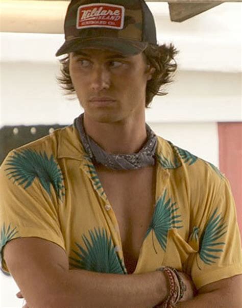 Outer Banks S02 Chase Stokes Shirt Outer Bnaks John B Yellow Shirt