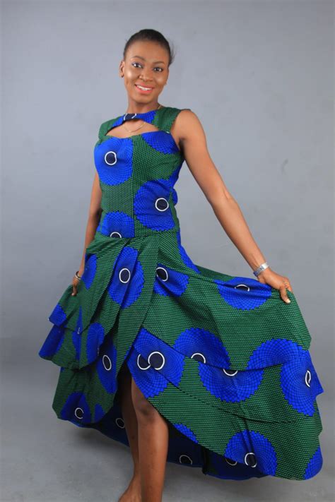 Debra African Midi Dress Kipfashion