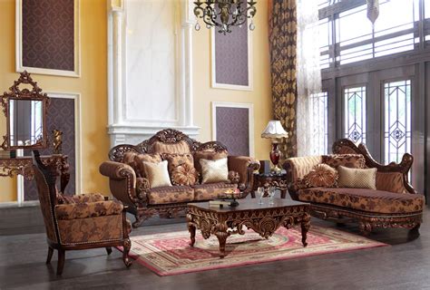 Victorian Formal Living Room Set With Chaise Von Furniture