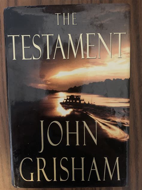 Browse author series lists, sequels, pseudonyms, synopses, book covers published in 1988, by wynwood press, it had a very modest first printing. The Testament - John Grisham - Hardcover in 2020 (With ...