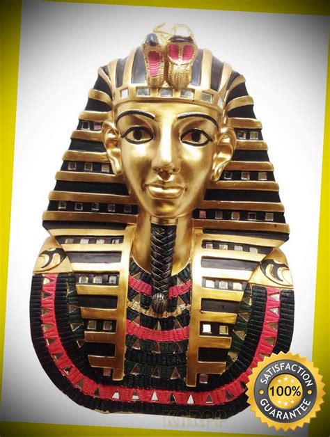 Buy Karpp Large Egyptian Pharaoh King Tut Golden Bust Statue