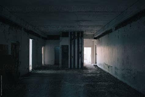 Dark Abandoned Building Room By Will Salkeld Stocksy United