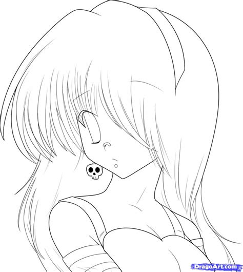 Anime Girl Face Drawing At Getdrawings Free Download