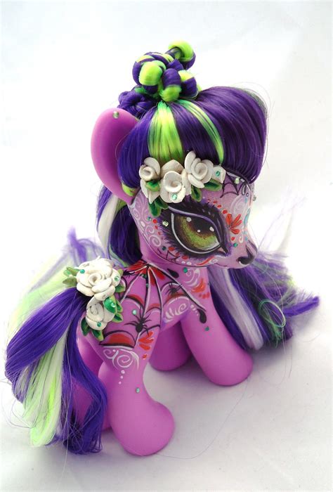 My Little Pony Custom Dia De Muertos Maria Victori By Ambarjulieta On