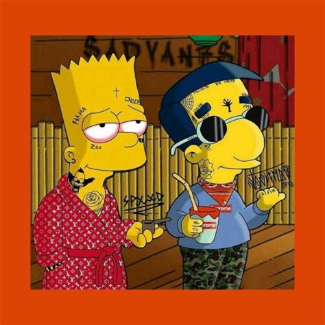 Bart Simpson Art Hypebeast Art Supreme Art Rick Y Morty Simpsons