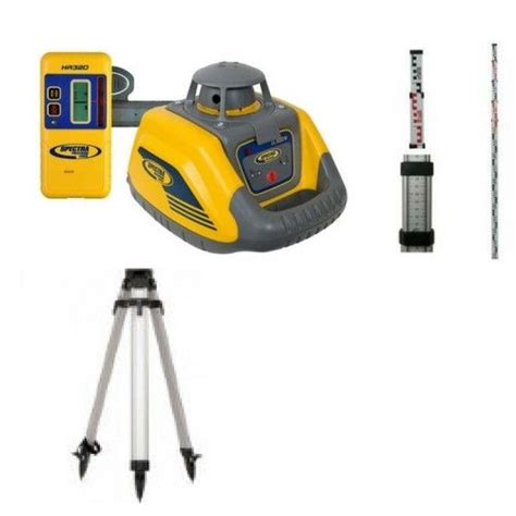 Spectra Precision Ll100n Rotating Laser Level Kit With Hr320 Receiver
