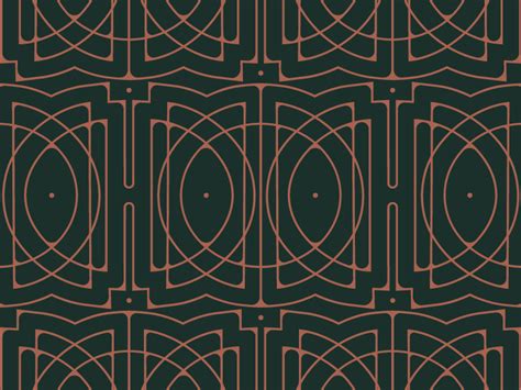 Art Deco Pattern By Jon Chapman On Dribbble