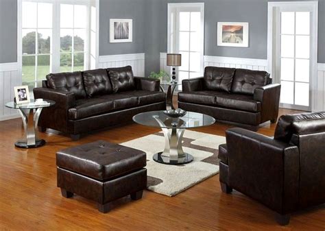 Dark Brown Leather Sofa Living Room Wall Living Room Furniture Color