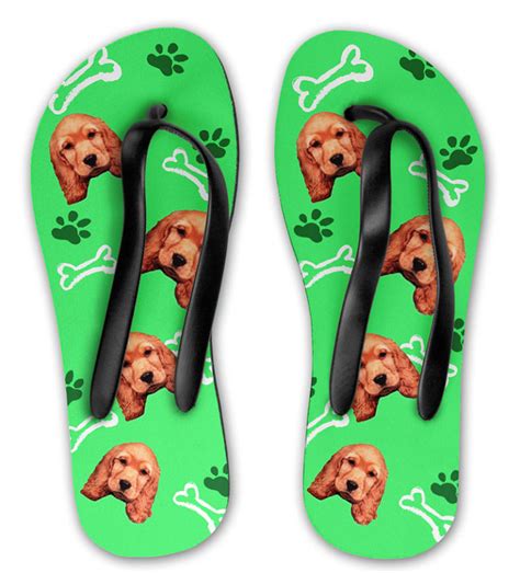 Personalised Dog Flip Flops Pawsify