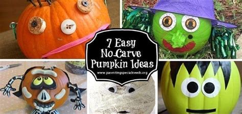 7 Easy No Carve Pumpkin Decorating Ideas Parenting Special Needs Magazine