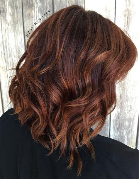 Layered Dark Brown Hairstyle With Medium Brown Highlights Hazelnut