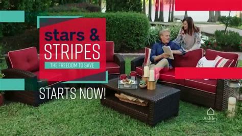 Ashley HomeStore Stars Stripes Event TV Spot Queen Bed Song By Midnight Riot ISpot Tv