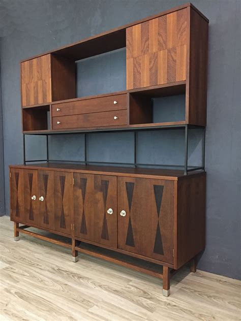 Stanley Wall Unit With Rosewood Inlay Retrocraft Design Collection