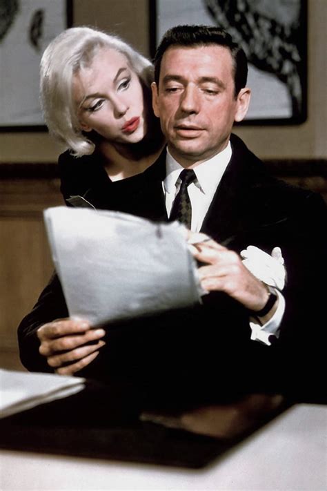 Yves Montand And Marilyn Monroe The Perfect Pair On The Set Of Let S