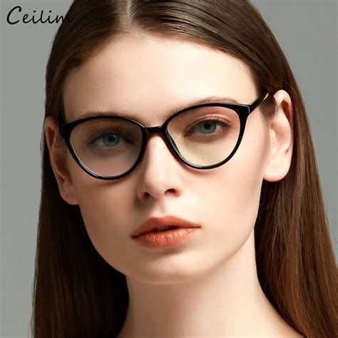 Cat Eye Clear Glasses Women 2019 New Myopia Nerd Eyeglasses Spectacle